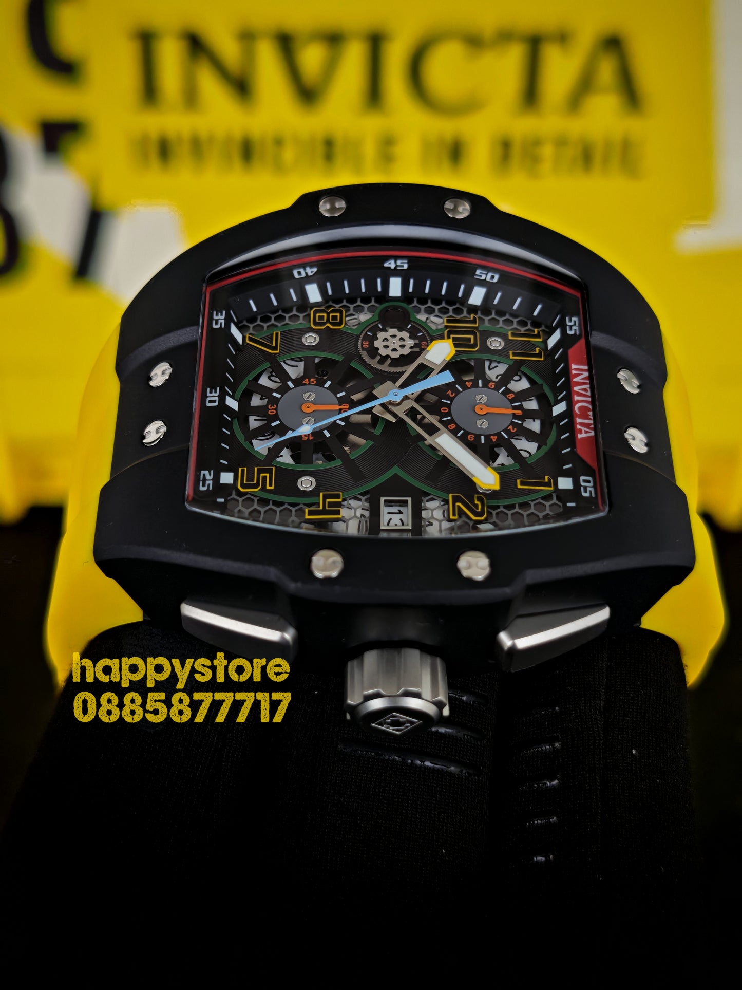 INVICTA Strada Yellow 47 mm