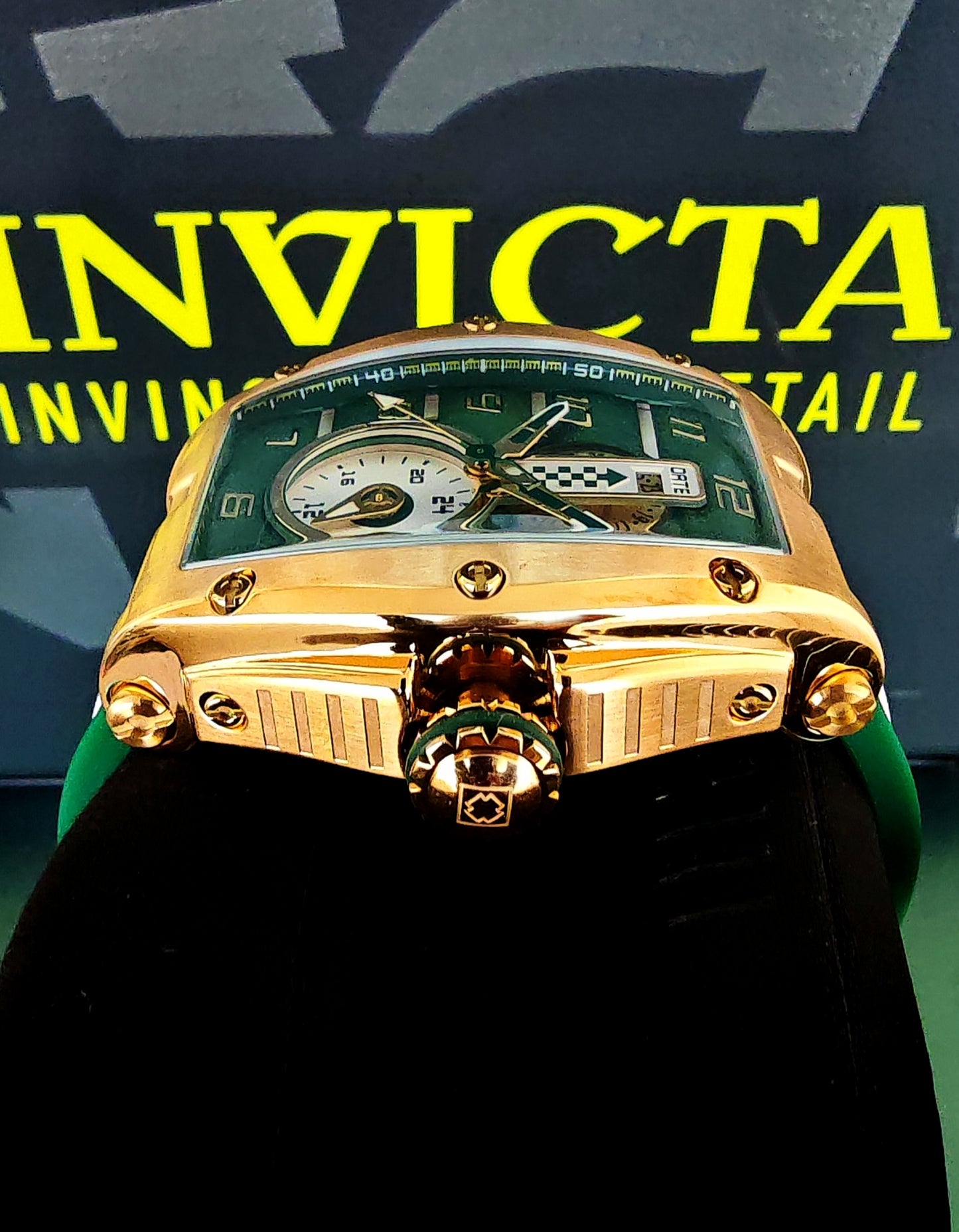 INVICTA RACING Monza Gold and Green 57 мм