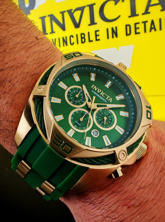 INVICTA Vanguard Green/Gold 50mm