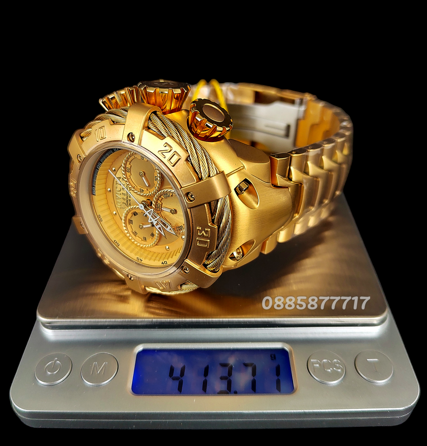INVICTA Thunderbolt Reserve Gold 55 mm