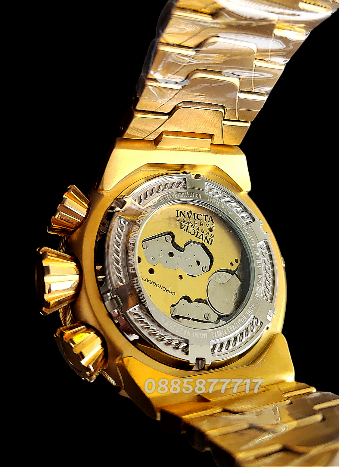 INVICTA Thunderbolt Reserve Gold 55 mm