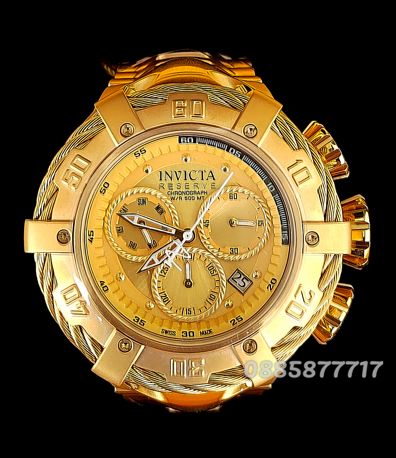 INVICTA Thunderbolt Reserve Gold 55 mm