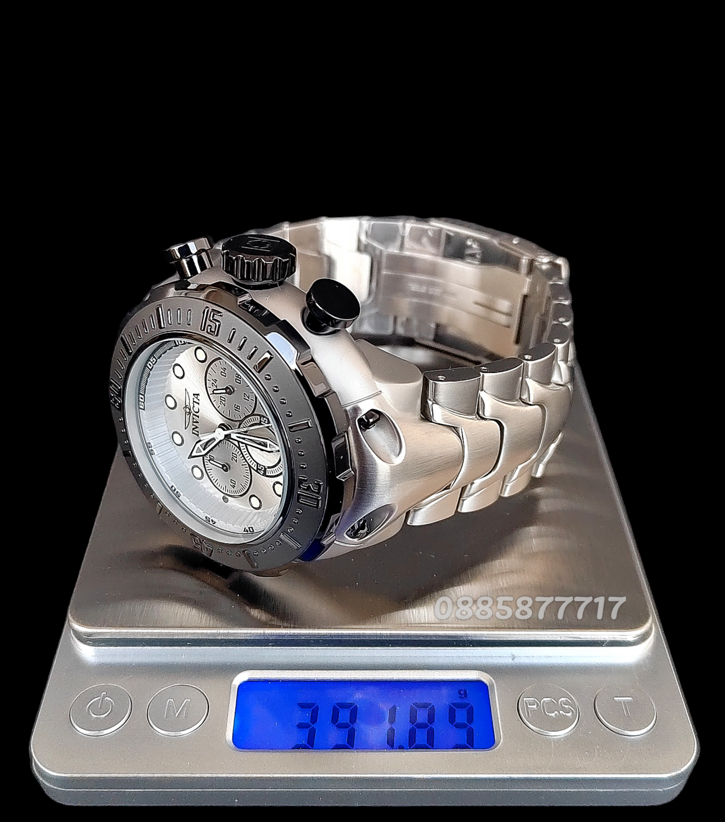 INVICTA Thunderbolt Silver 52 mm