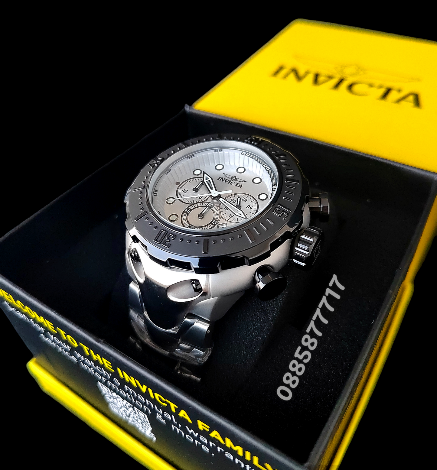INVICTA Thunderbolt Silver 52 mm
