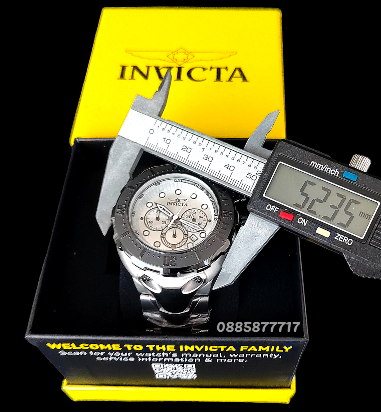 INVICTA Thunderbolt Silver 52 mm