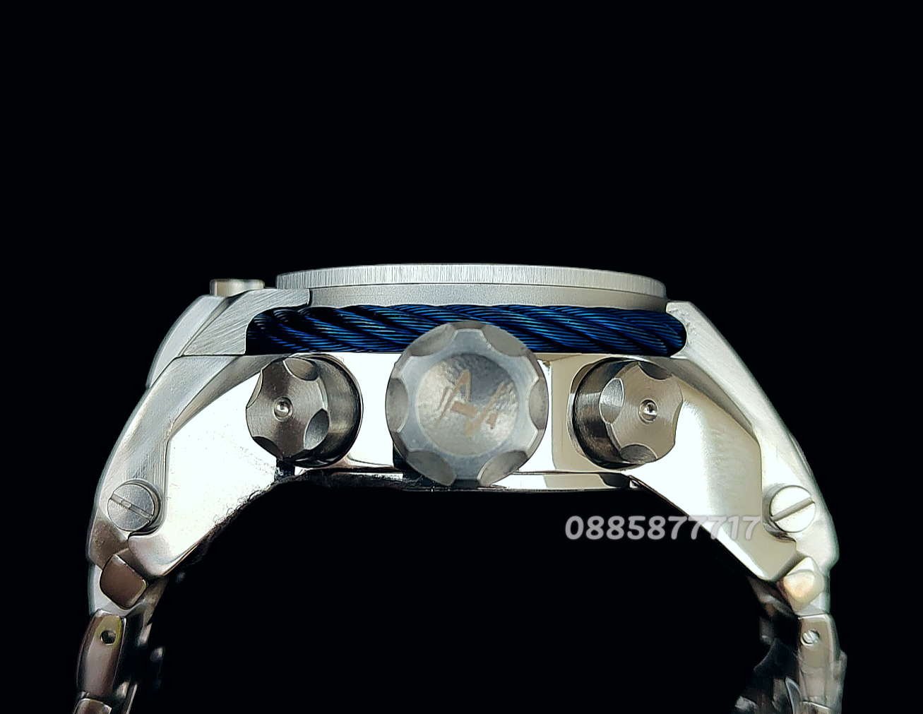 INVICTA Bolt Zeus Silver and Blue 52 mm