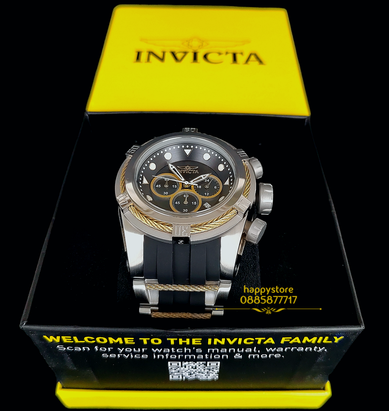 INVICTA Bolt Zeus Silver/Gold 53 mm