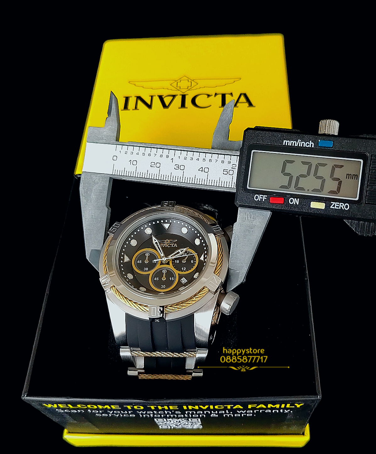 INVICTA Bolt Zeus Silver/Gold 53 mm
