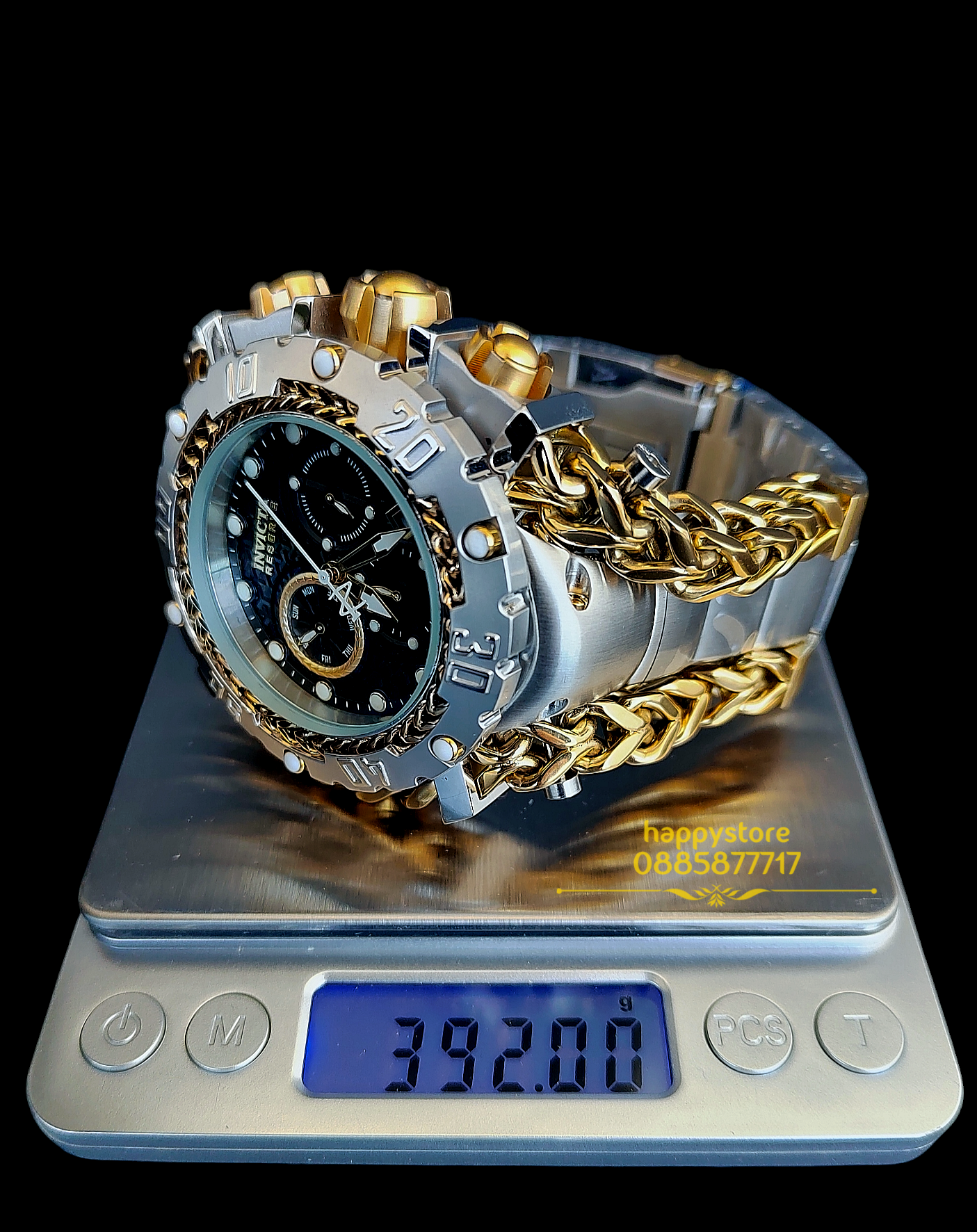 INVICTA Gladiator Silver/Gold 60 mm
