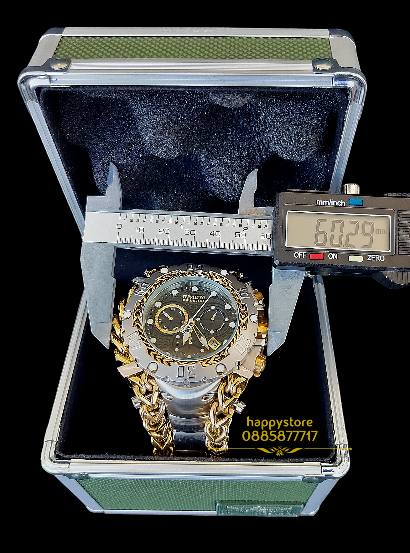 INVICTA Gladiator Silver/Gold 60 mm