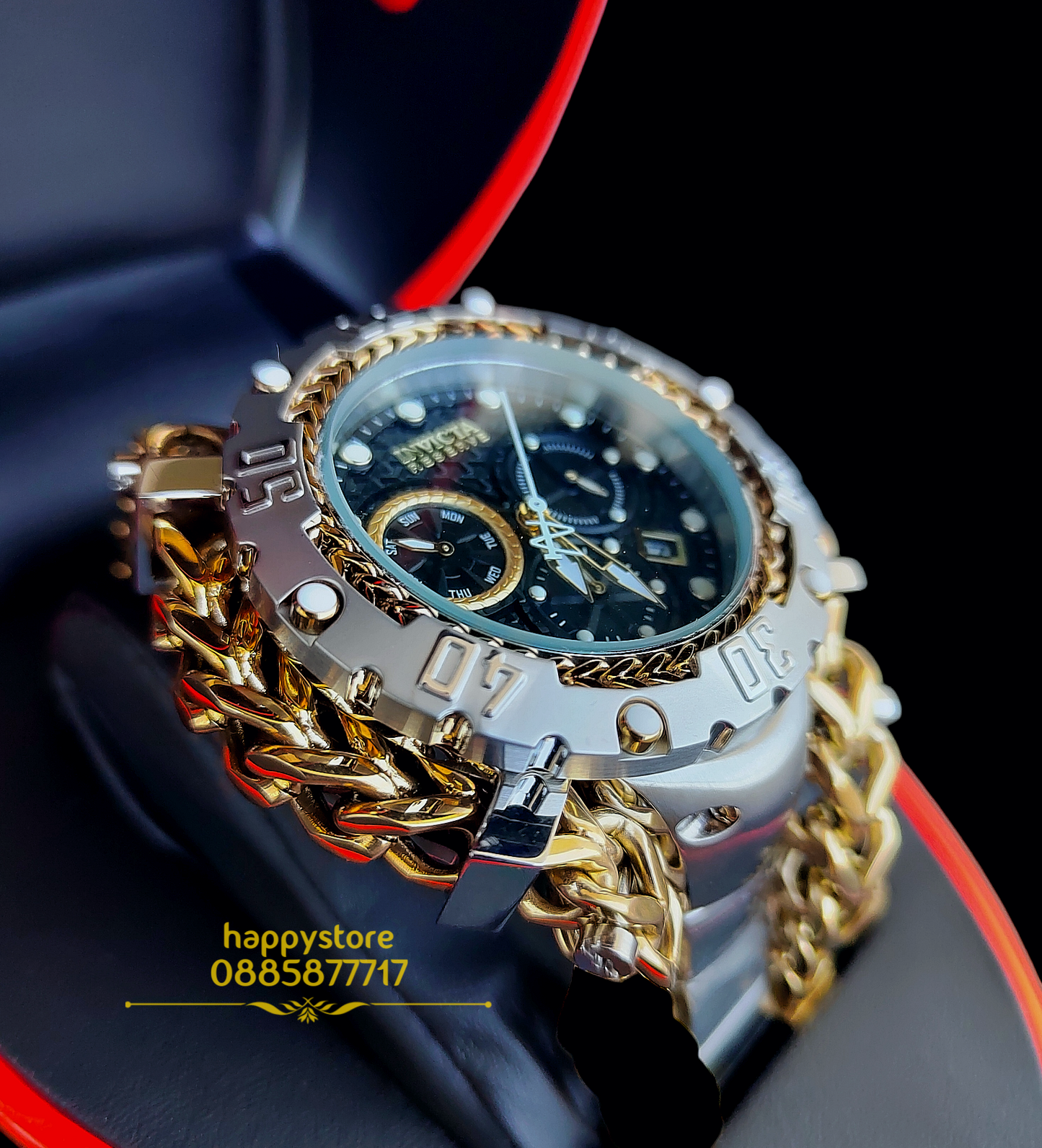 INVICTA Gladiator Silver/Gold 60 mm