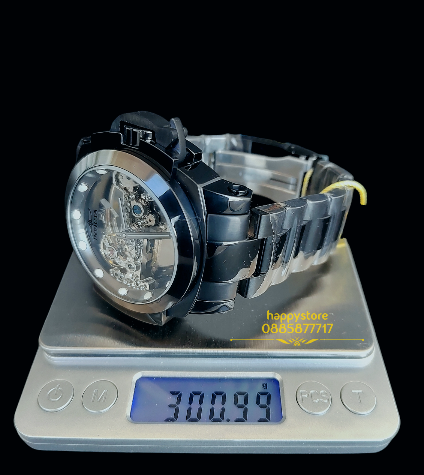 INVICTA Coalition forces Black Skeleton Full metal automatic 56 mm