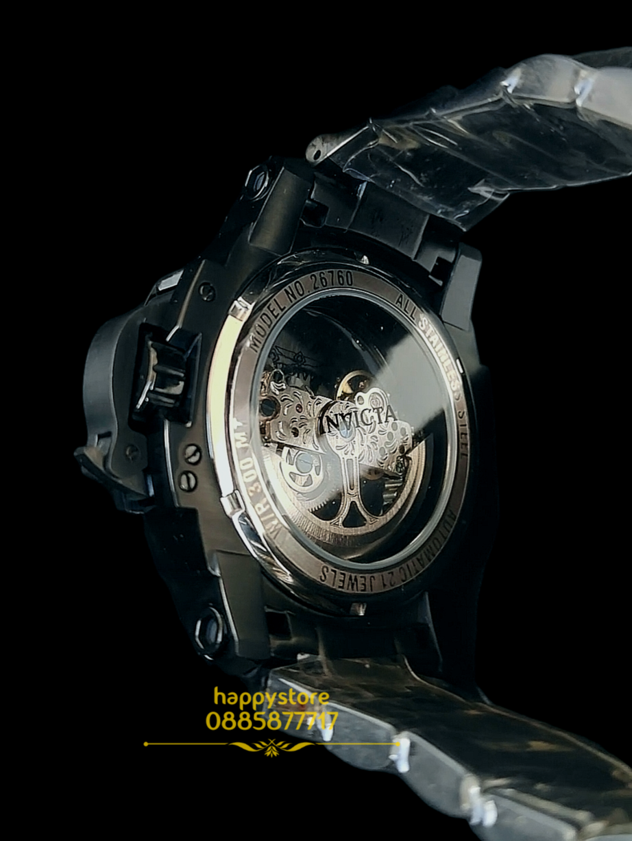 INVICTA Coalition forces Black Skeleton Full metal automatic 56 mm