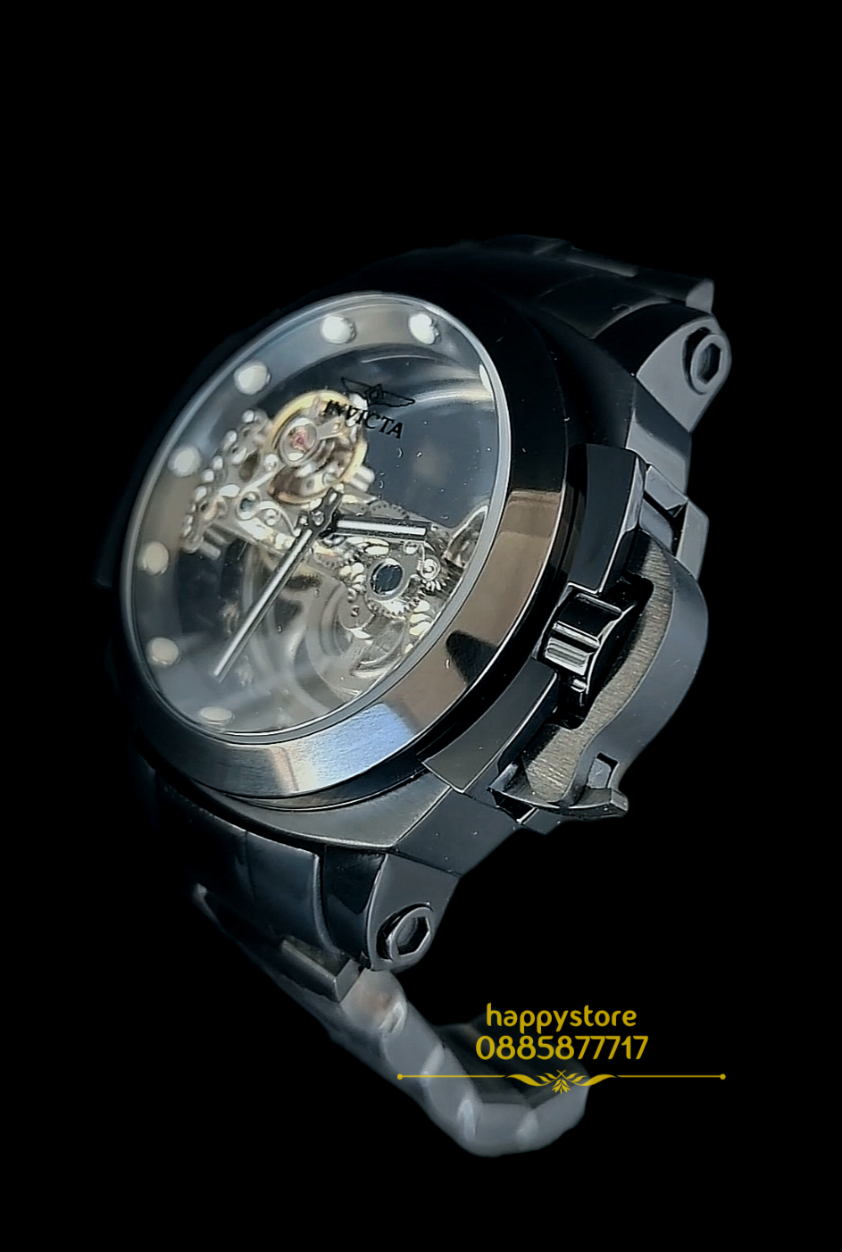 INVICTA Coalition forces Black Skeleton Full metal automatic 56 mm