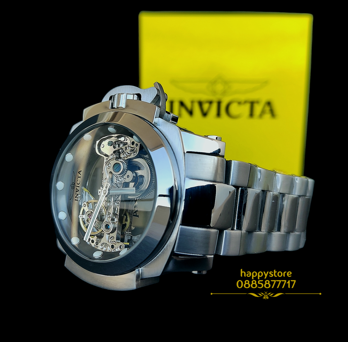 INVICTA Coalition forces Silver Skeleton Full metal automatic