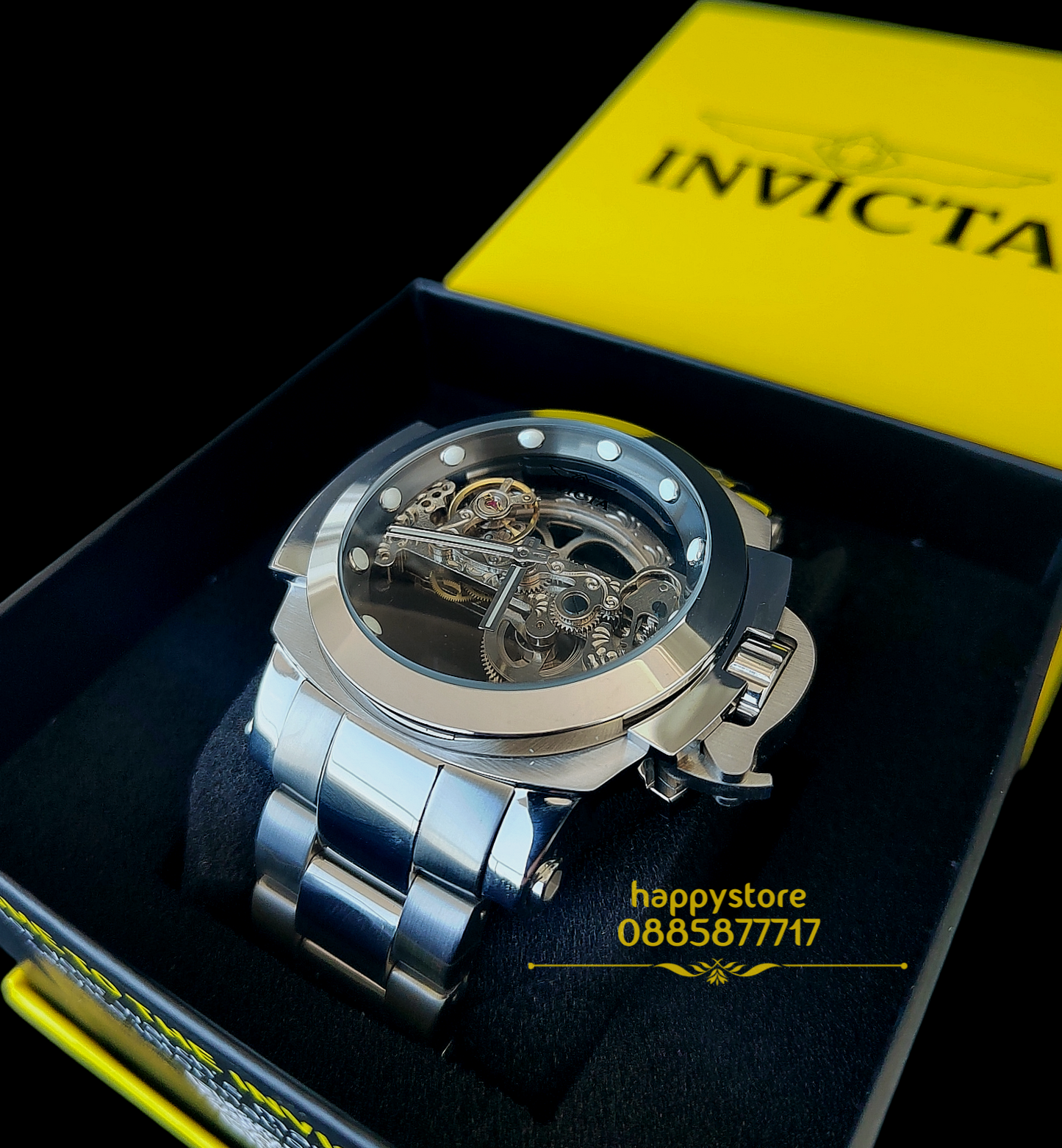 INVICTA Coalition forces Silver Skeleton Full metal automatic