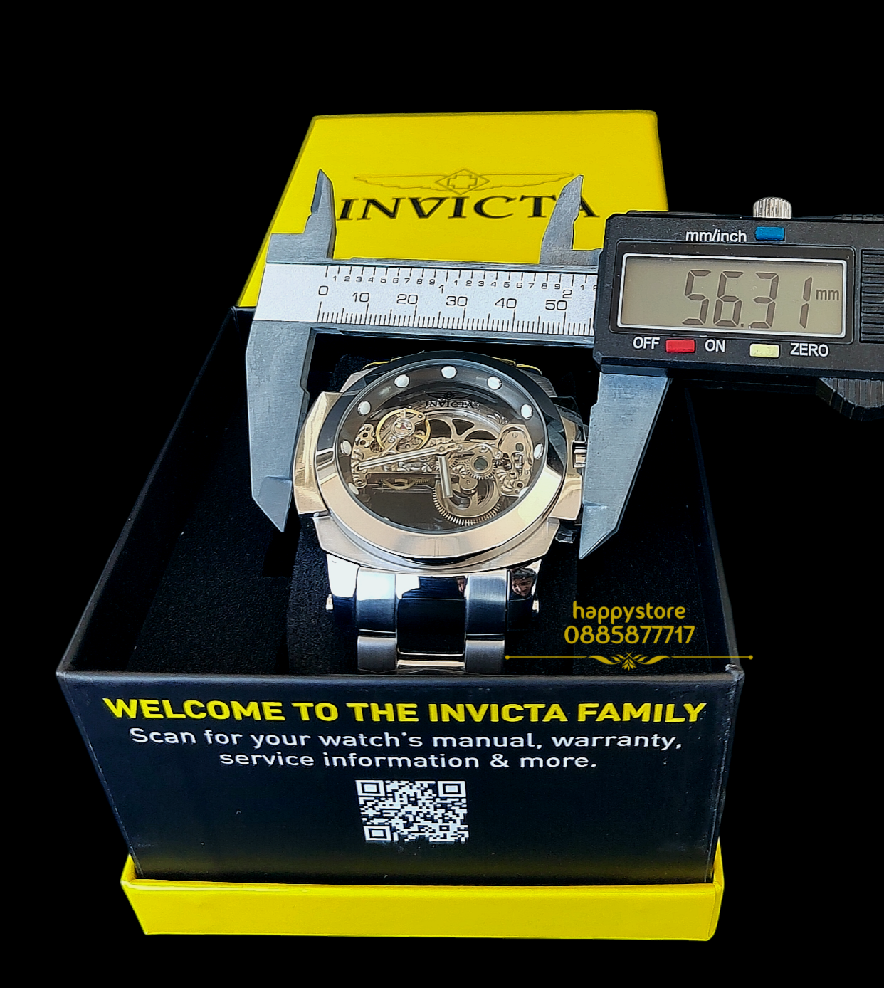 INVICTA Coalition forces Silver Skeleton Full metal automatic