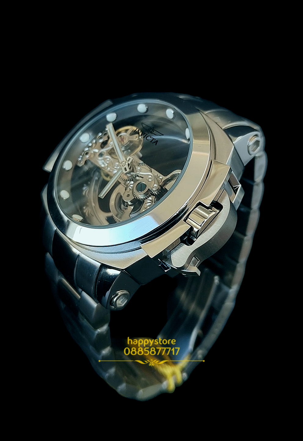 INVICTA Coalition forces Silver Skeleton Full metal automatic