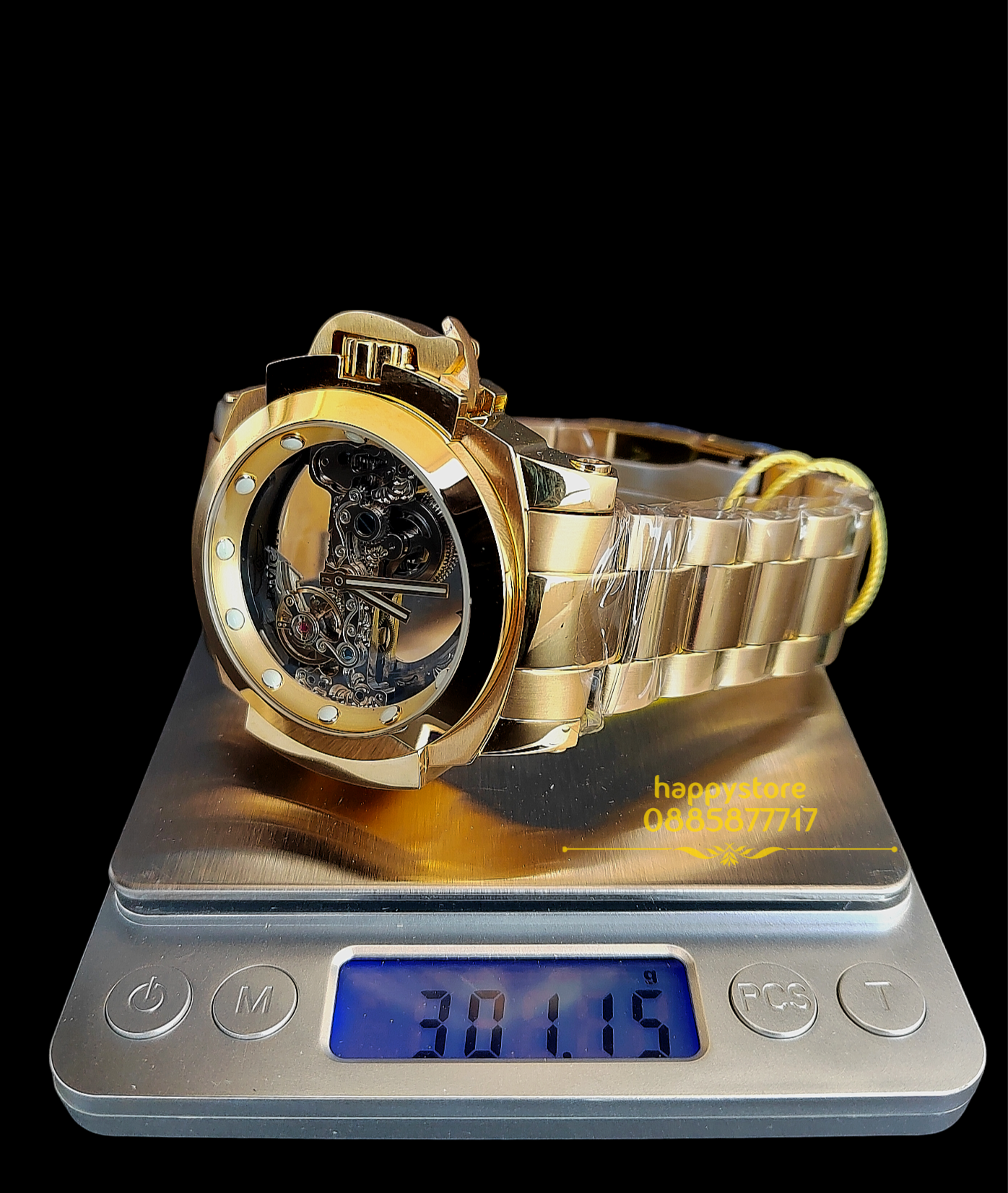 INVICTA Coalition forces Gold Skeleton Full metal automatic 56 mm