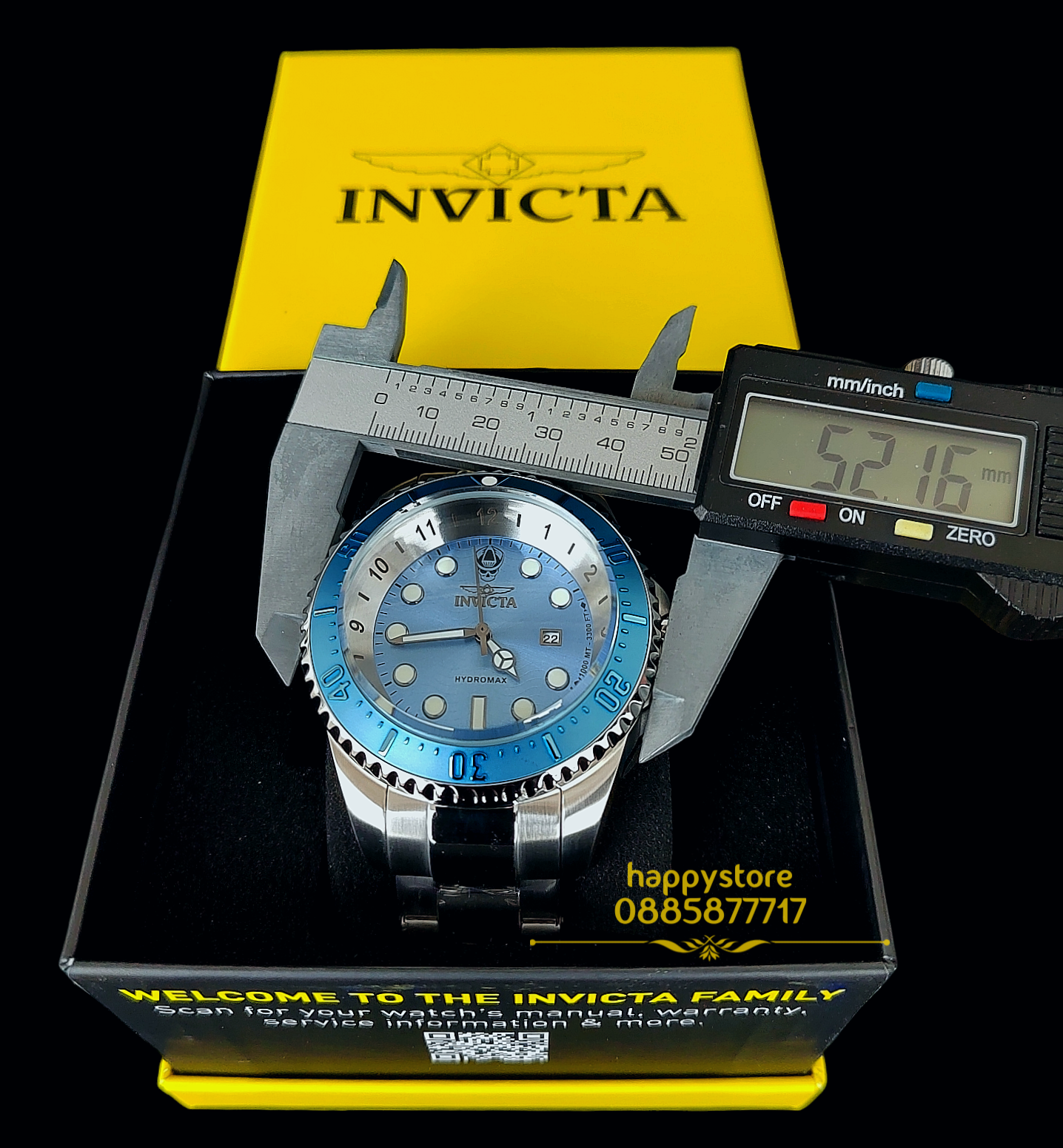 INVICTA Hydromax blue 52