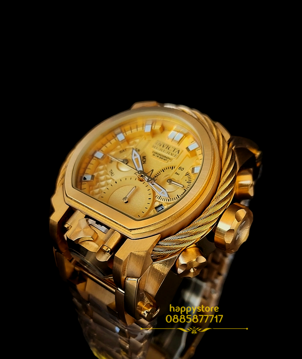INVICTA Magnum Gold 52 mm