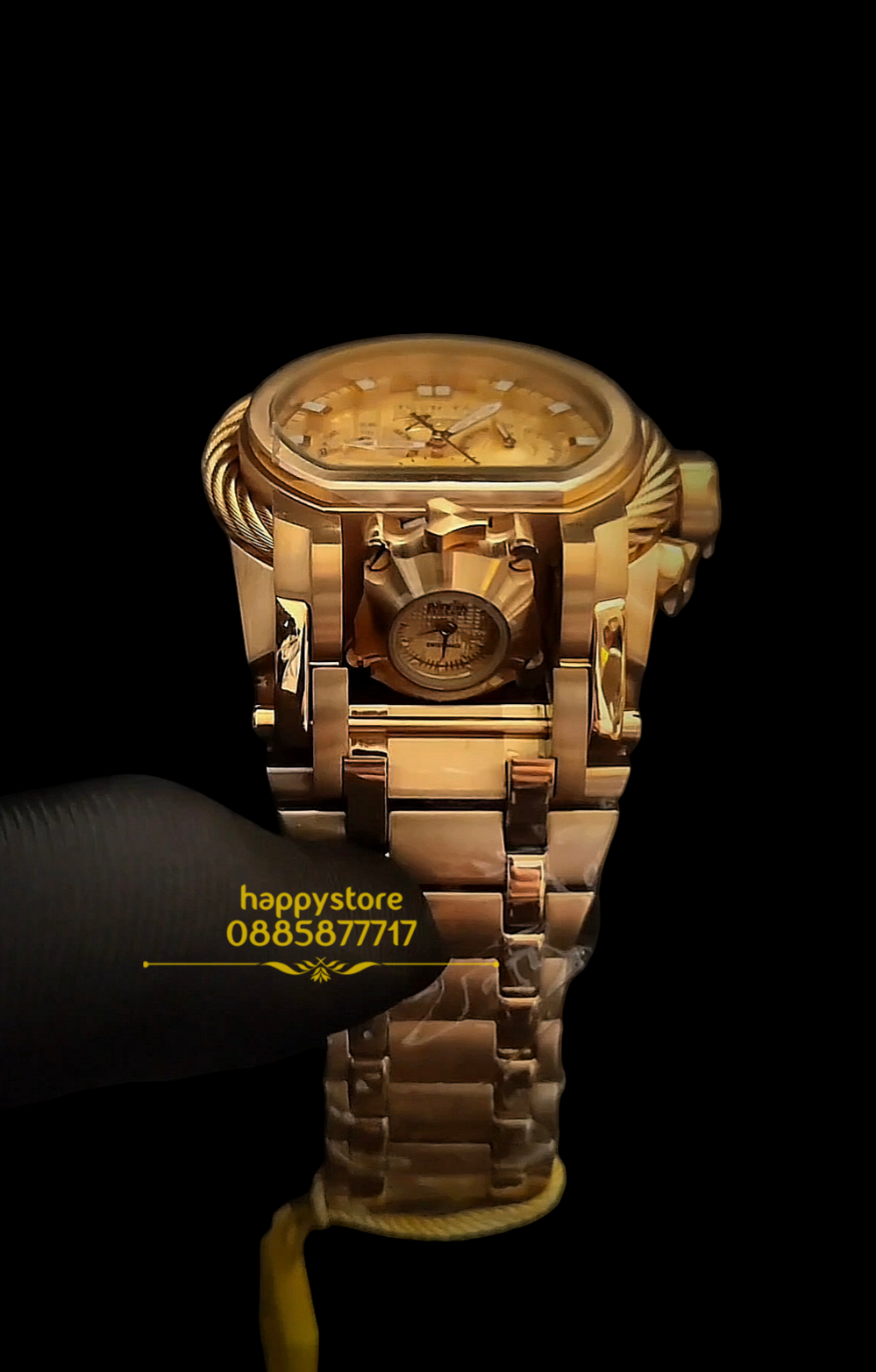 INVICTA Magnum Gold 52 mm