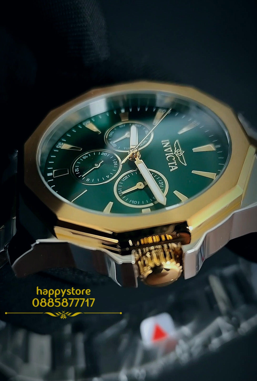 INVICTA Speedway Silver and Gold 44 mm