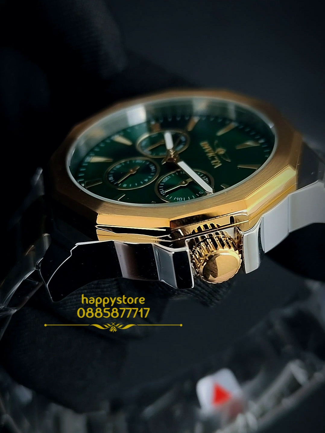 INVICTA Speedway Silver and Gold 44 mm