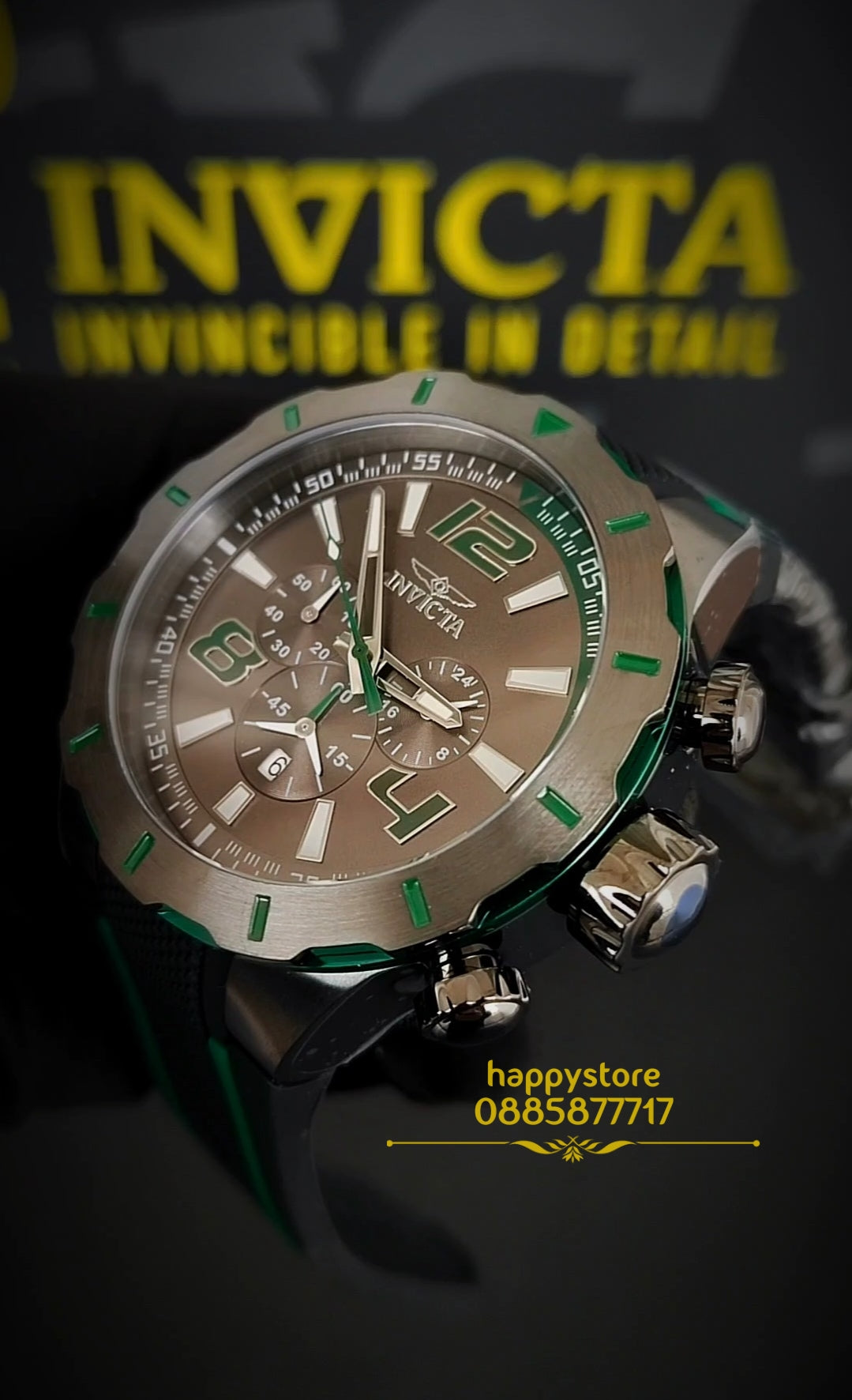INVICTA S1 Rally Green 52 mm