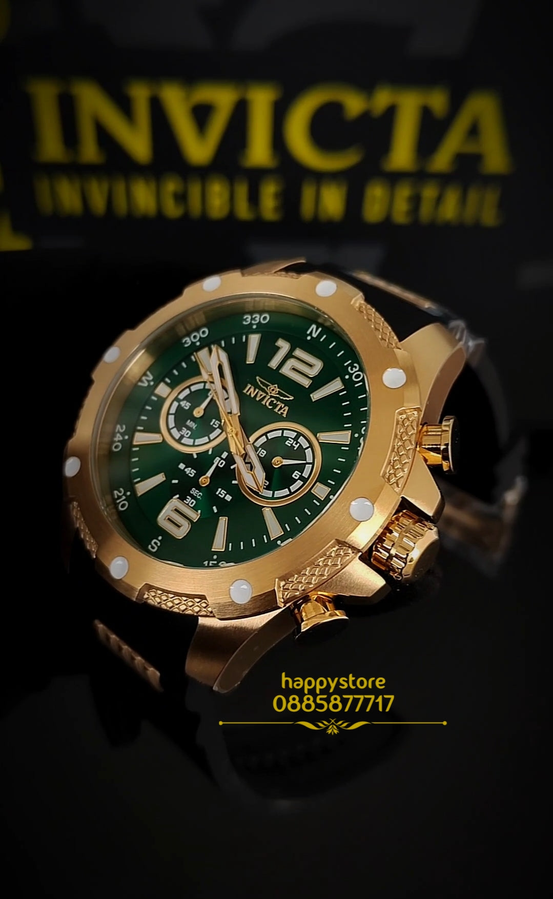 INVICTA Axis Gold/Green 50 mm