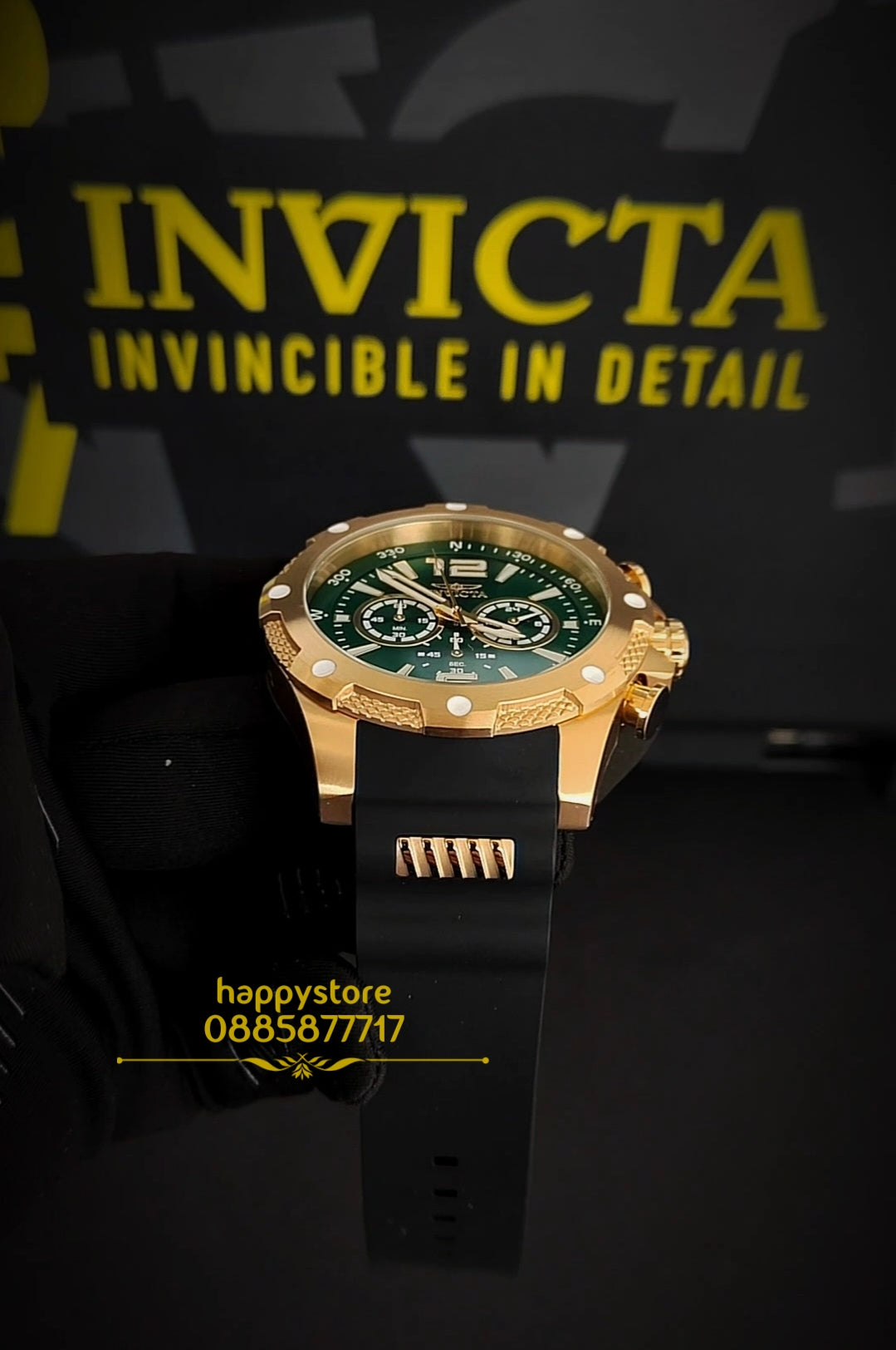 INVICTA Axis Gold/Green 50 mm