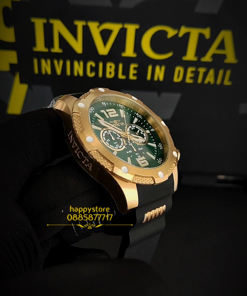 INVICTA Axis Gold/Green 50 mm