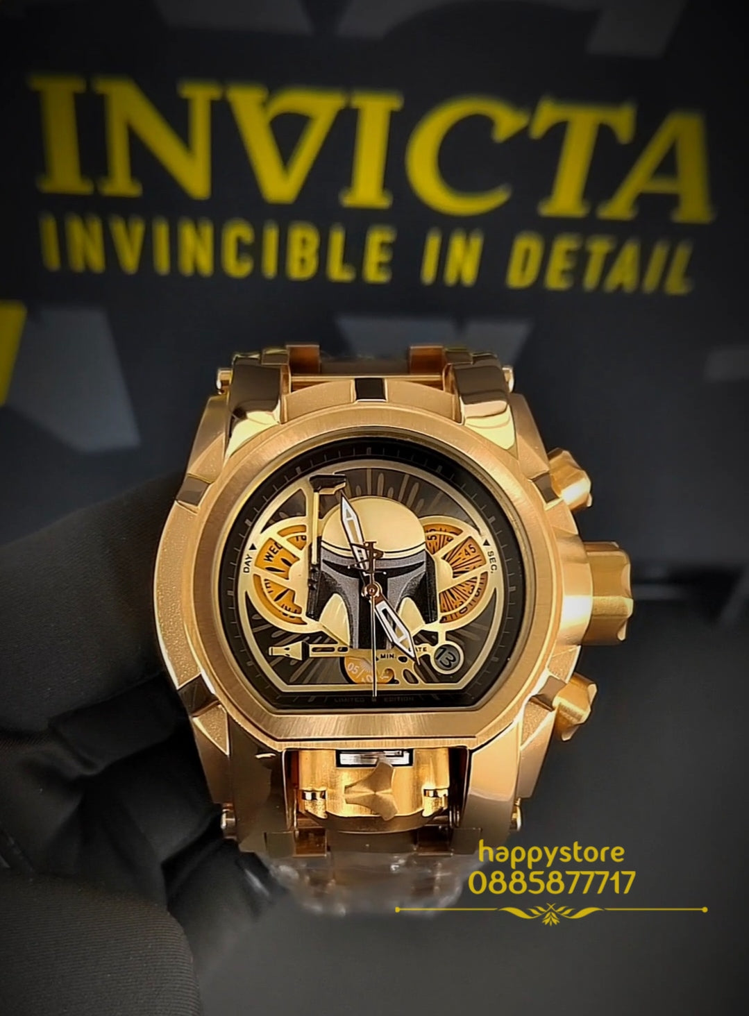 INVICTA Bolt Zeus Gold Star Wars Edition 52 mm