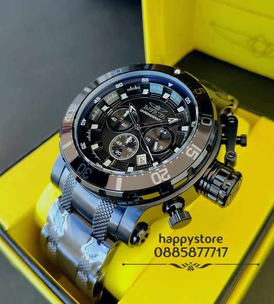 INVICTA Chronograph Full Metal black 52 mm