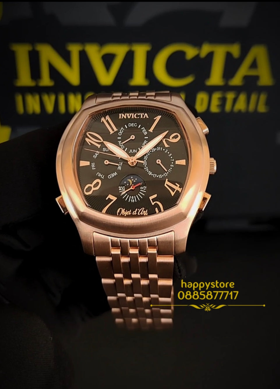 INVICTA Object D Art automatic Rose Gold 44 mm