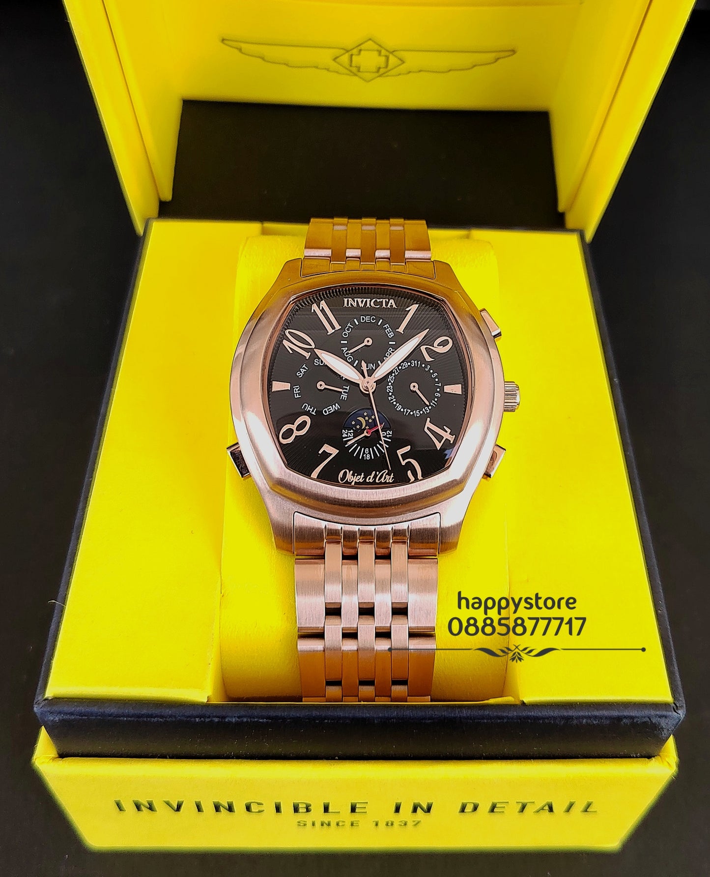 INVICTA Object D Art automatic Rose Gold 44 mm