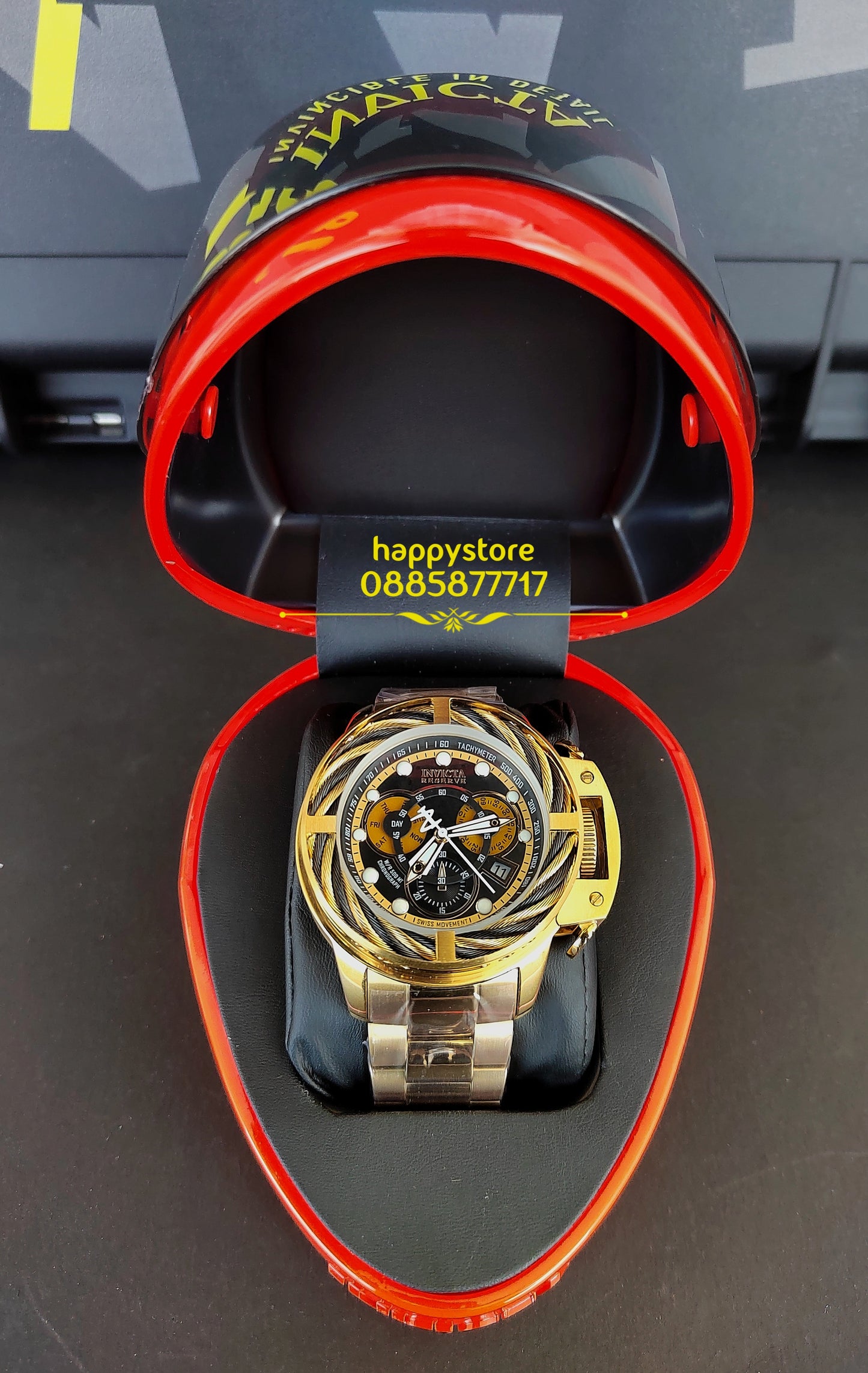 INVICTA Reserve I-Force Chronograph Gold 52 mm