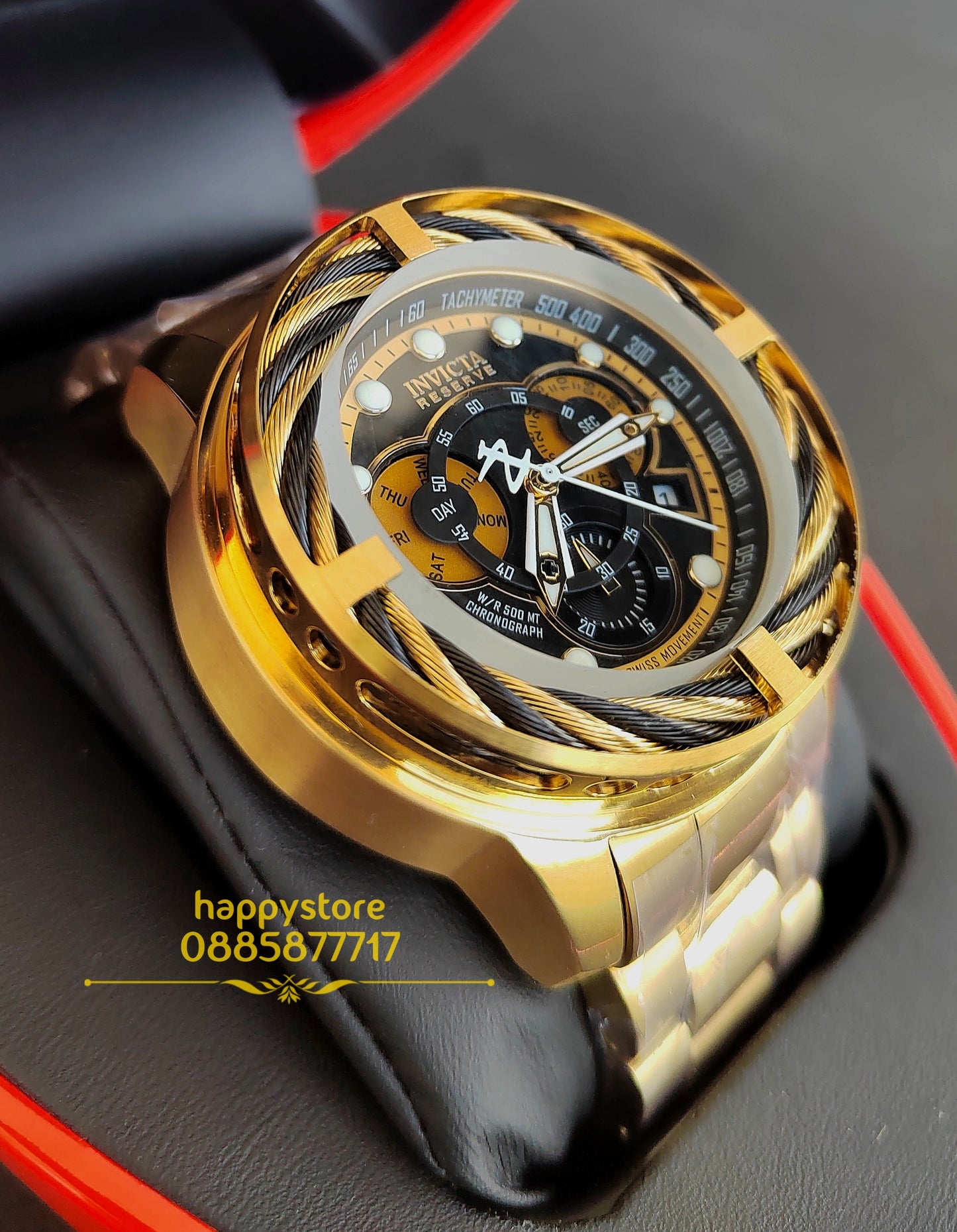 INVICTA Reserve I-Force Chronograph Gold 52 mm