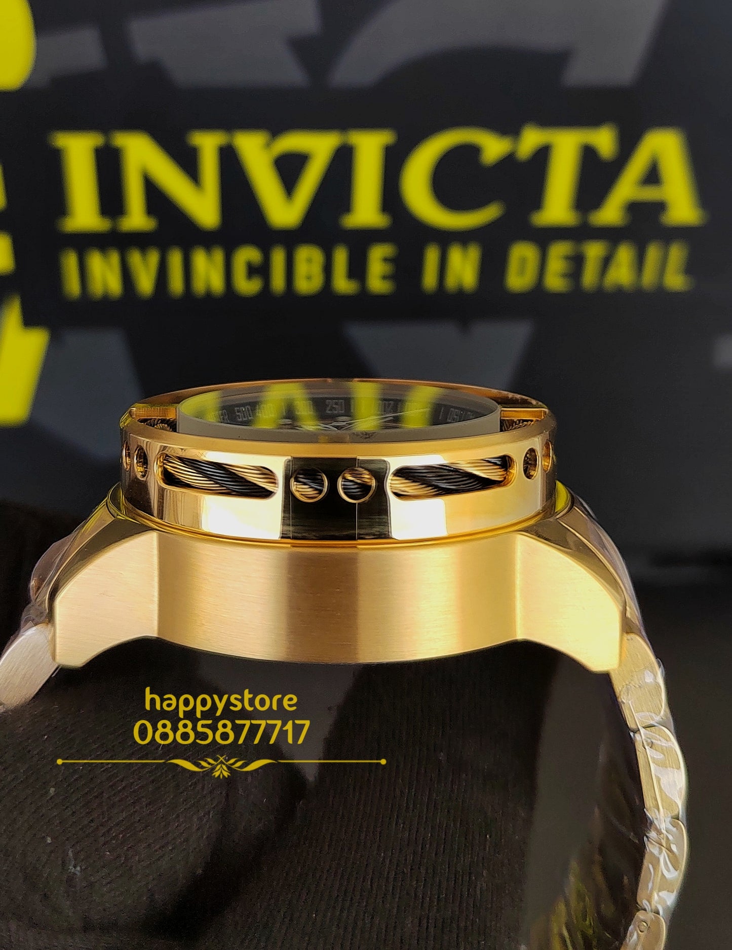 INVICTA Reserve I-Force Chronograph Gold 52 mm