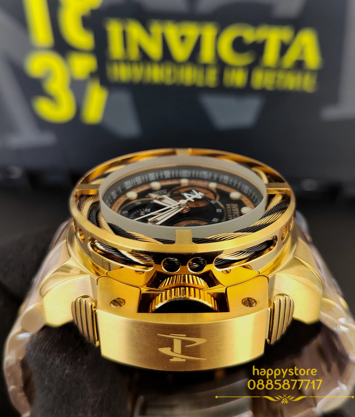 INVICTA Reserve I-Force Chronograph Gold 52 mm