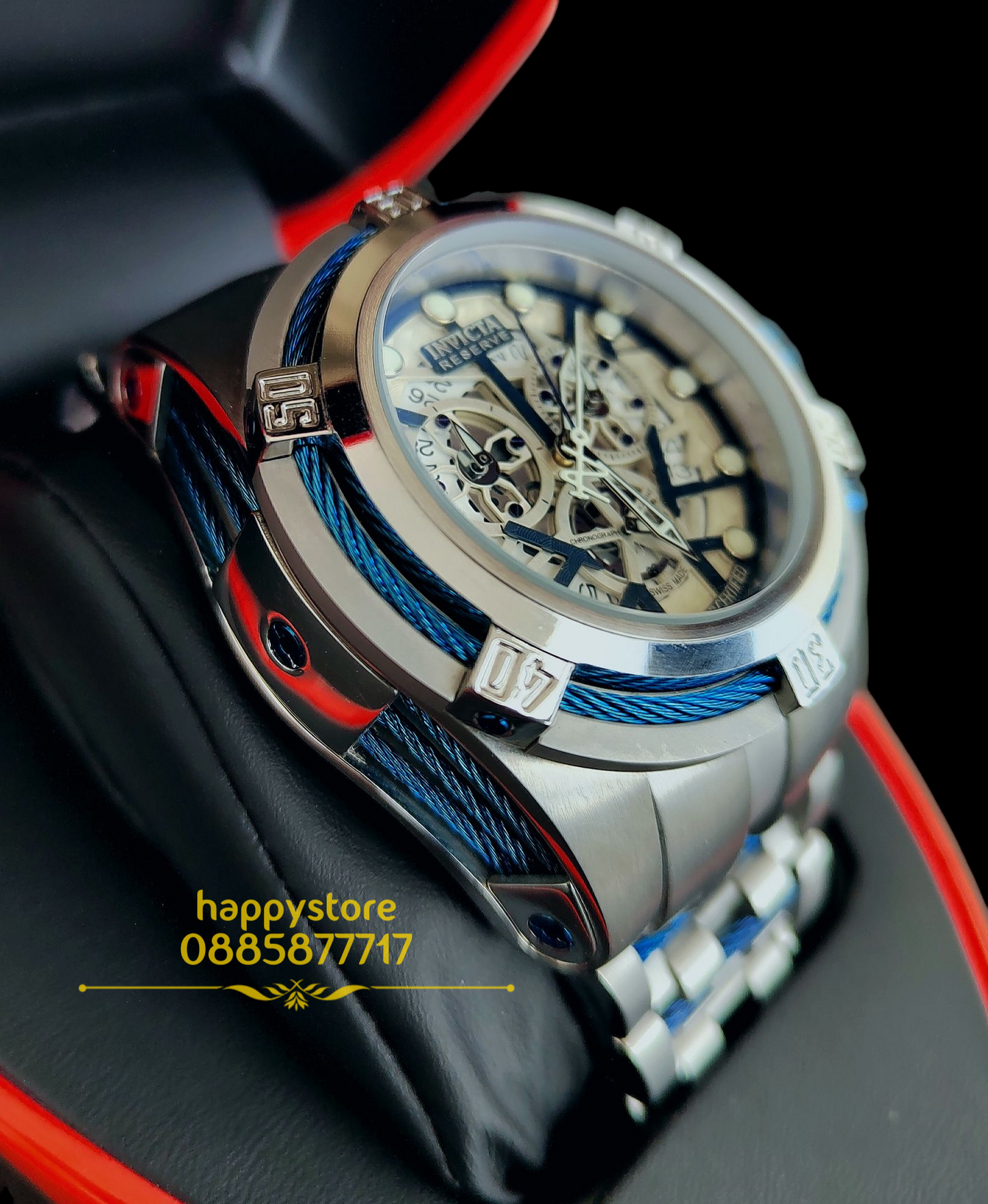 INVICTA Zeus-Reserve Silver 52 mm