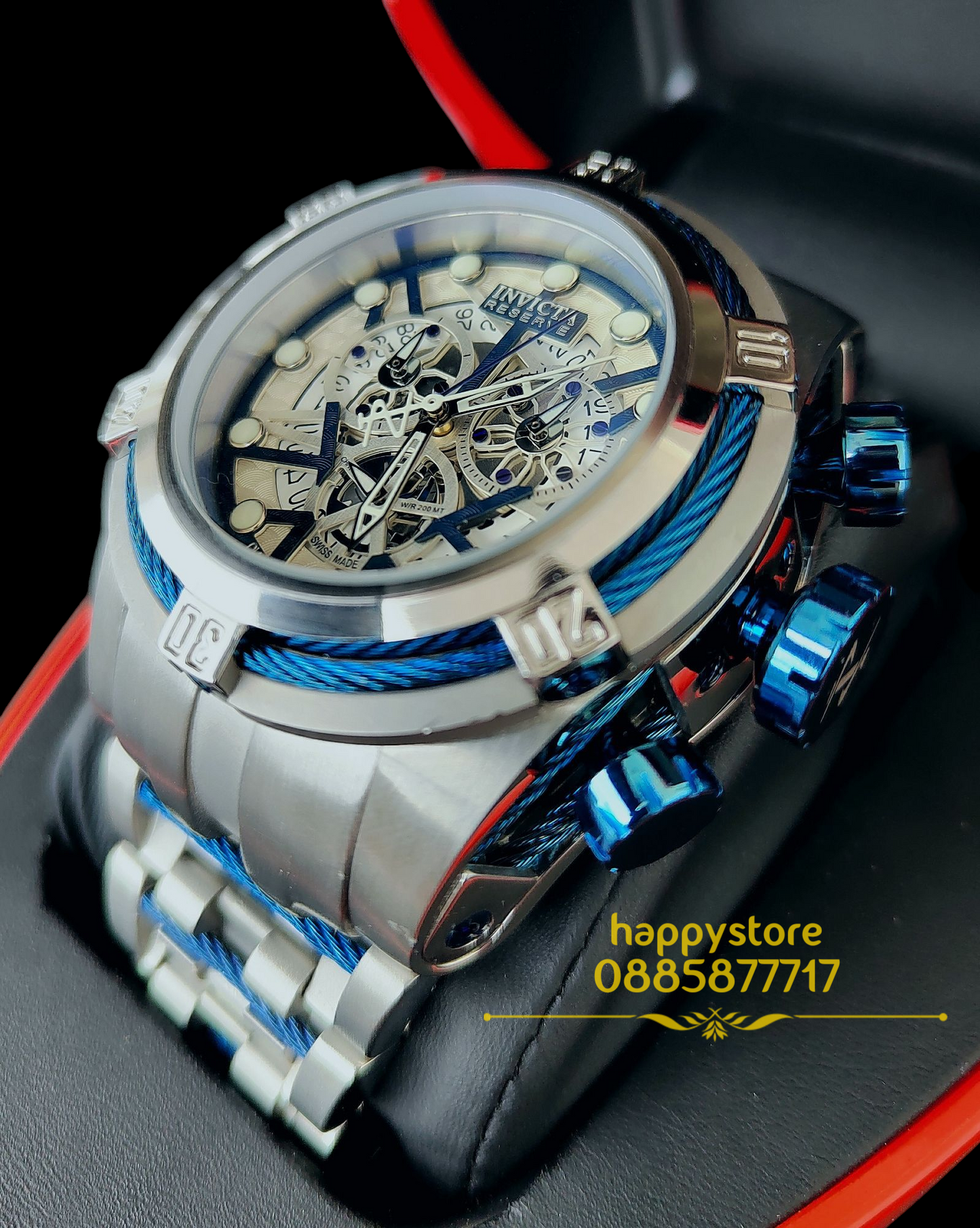 INVICTA Zeus-Reserve Silver 52 mm