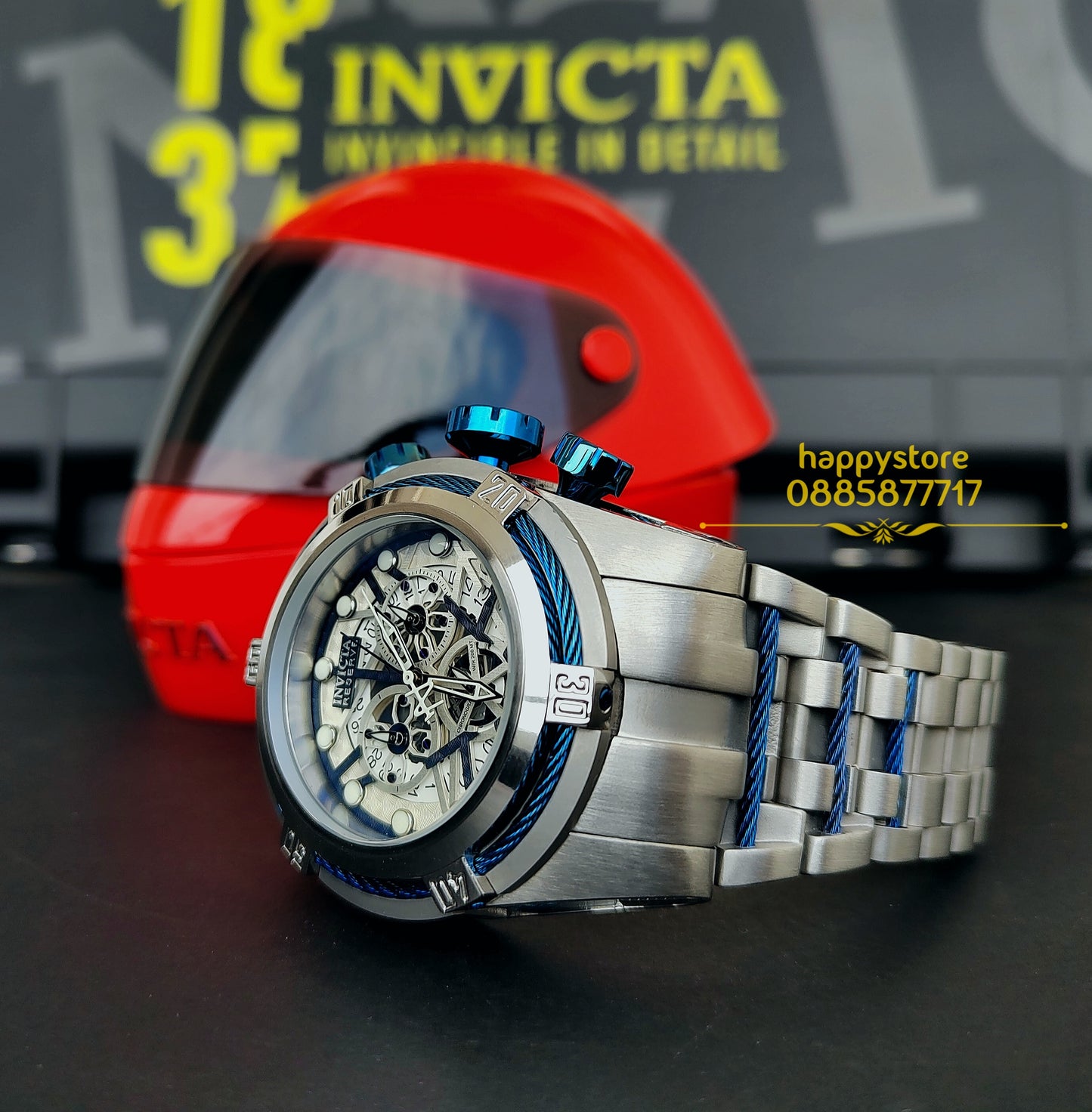 INVICTA Zeus-Reserve Silver 52 mm