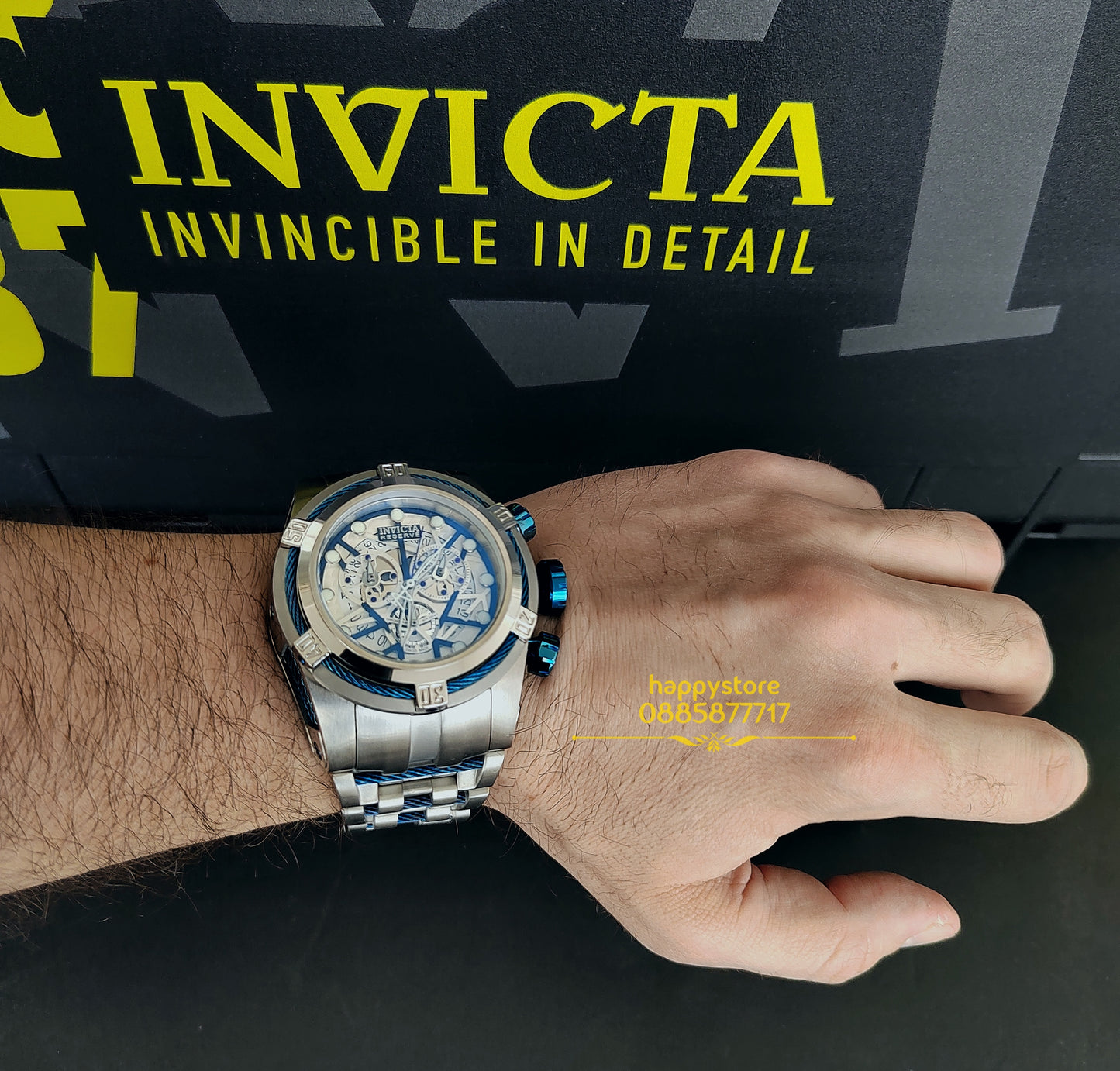 INVICTA Zeus-Reserve Silver 52 mm