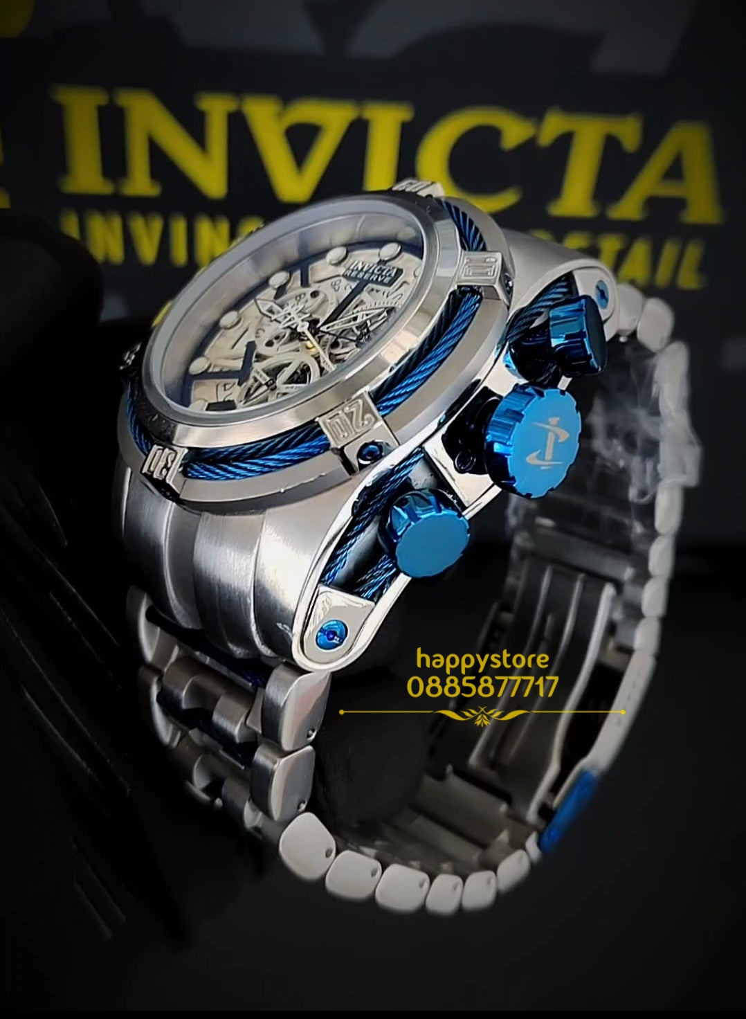 INVICTA Zeus-Reserve Silver 52 mm