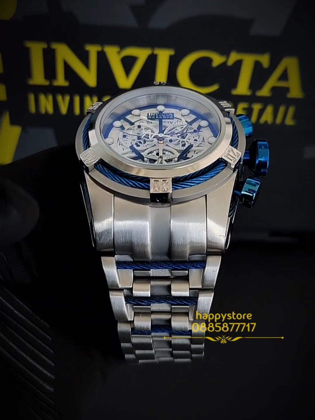 INVICTA Zeus-Reserve Silver 52 mm