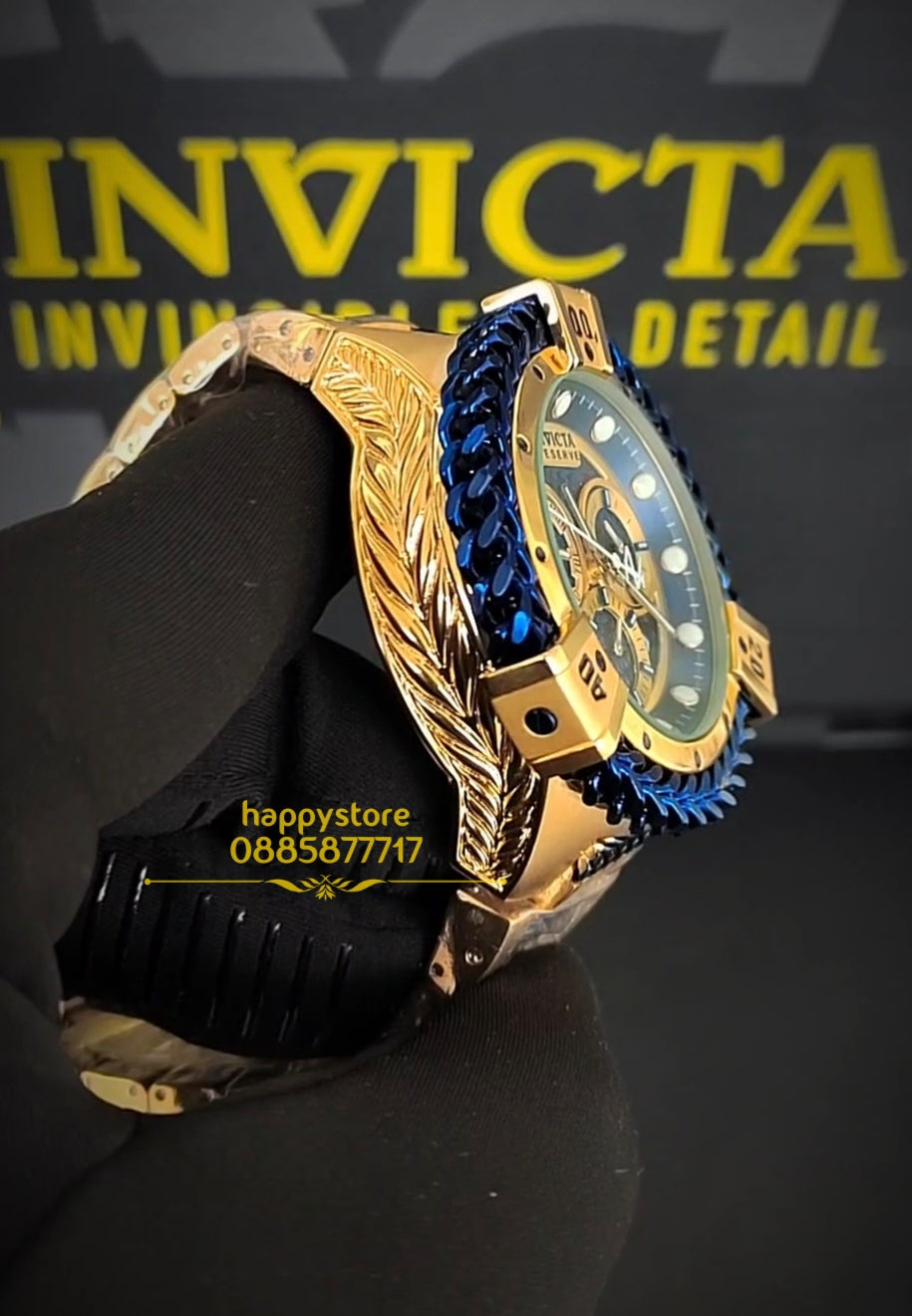 INVICTA Hercules Gold and Blue 56 mm