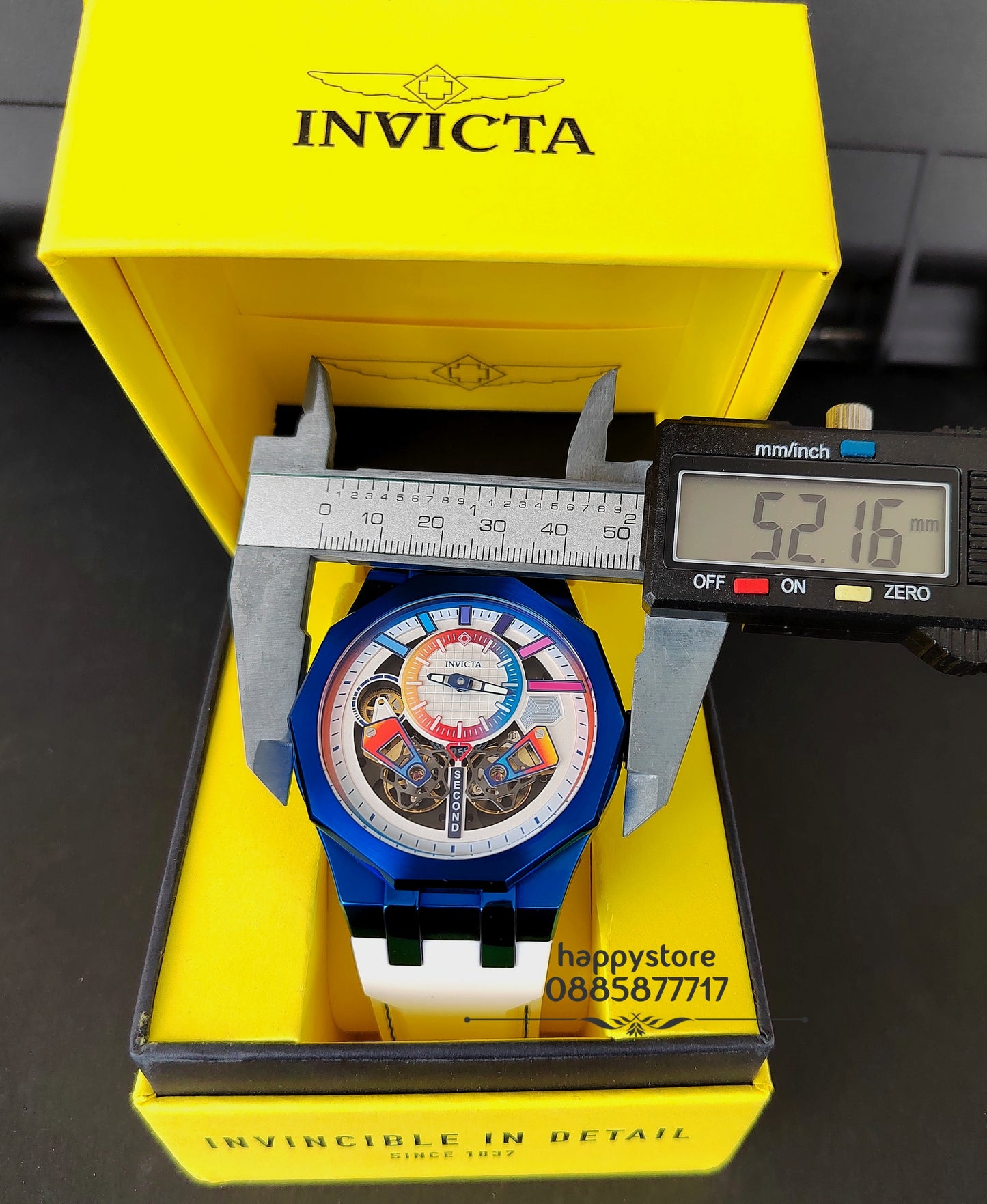 INVICTA Specialty automatic White and Blue 52 mm