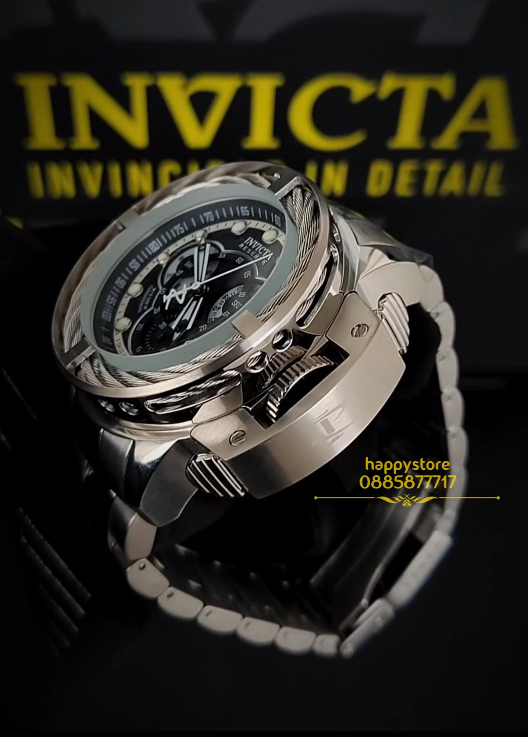 INVICTA Reserve I-Force Chronograph Silver 52 mm&nbsp;