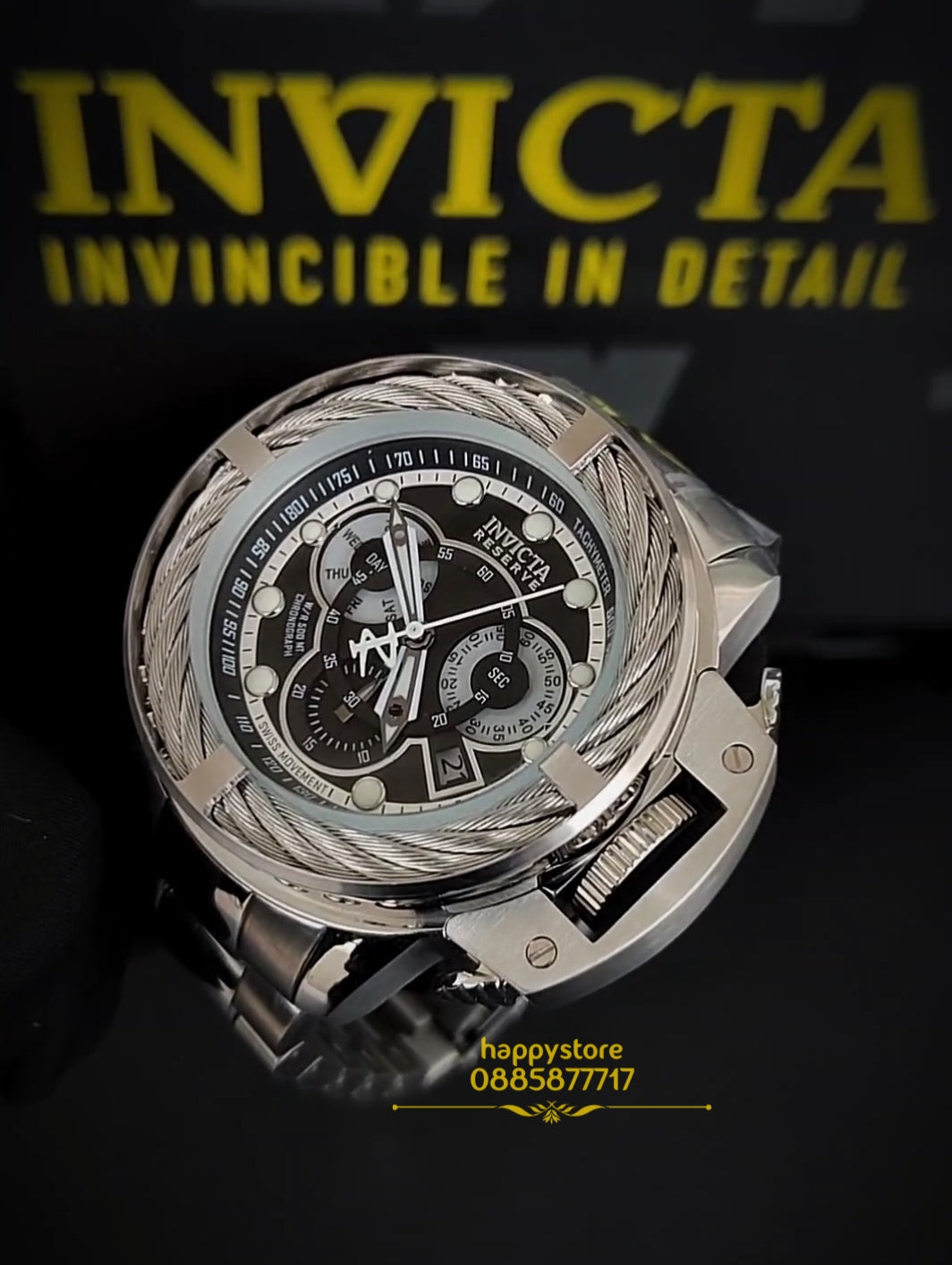 INVICTA Reserve I-Force Chronograph Silver 52 mm&nbsp;